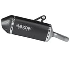 Arrow EXPLORER Dark Aluminium Exhaust Muffler for Kawasaki Kle 500 2026 - ARROW EXHAUSTS