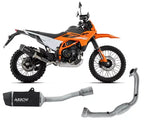 Arrow Indy Race EVO Dark Arrow Aluminium Full System Exhaust for KTM 390 Enduro R 2025-2026 - ARROW EXHAUSTS