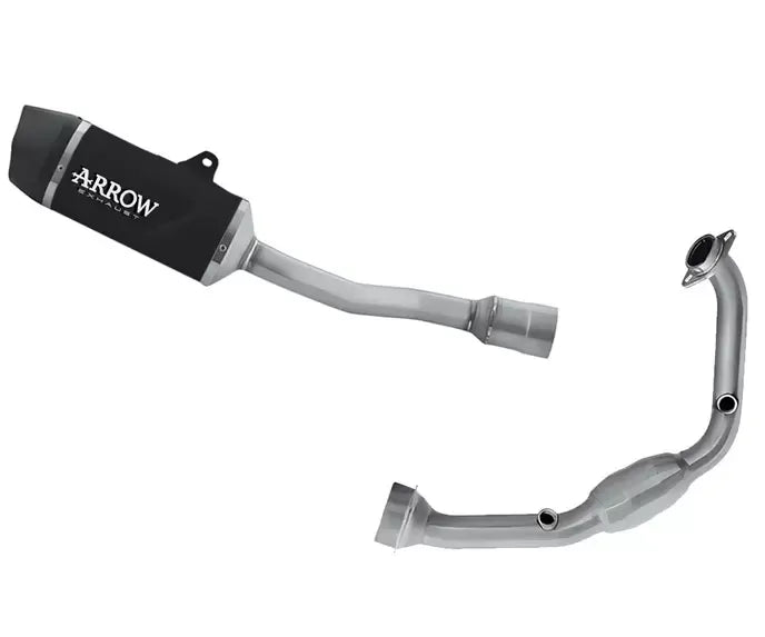 Arrow Indy Race EVO Dark Arrow Aluminium Full System Exhaust for KTM 390 Enduro R 2025-2026 - ARROW EXHAUSTS