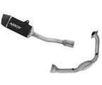 Arrow Indy Race EVO Dark Arrow Aluminium Full System Exhaust for KTM 390 Enduro R 2025-2026 - ARROW EXHAUSTS