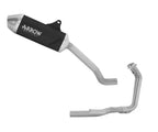 Arrow Indy Race EVO Dark Aluminium Full System Exhaust for Morbidelli T502X 2026 - ARROW EXHAUSTS