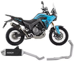 Arrow Indy Race EVO Dark Aluminium Full System Exhaust for Morbidelli T502X 2026 - ARROW EXHAUSTS