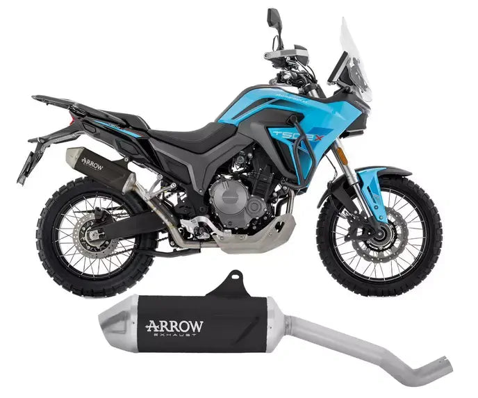 Arrow Indy Race EVO Titanium Exhaust Muffler for Morbidelli T502X 2026 - ARROW EXHAUSTS