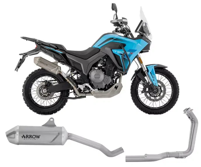 Arrow Indy Race EVO Titanium Full System Exhaust for Morbidelli T502X 2026 - ARROW EXHAUSTS