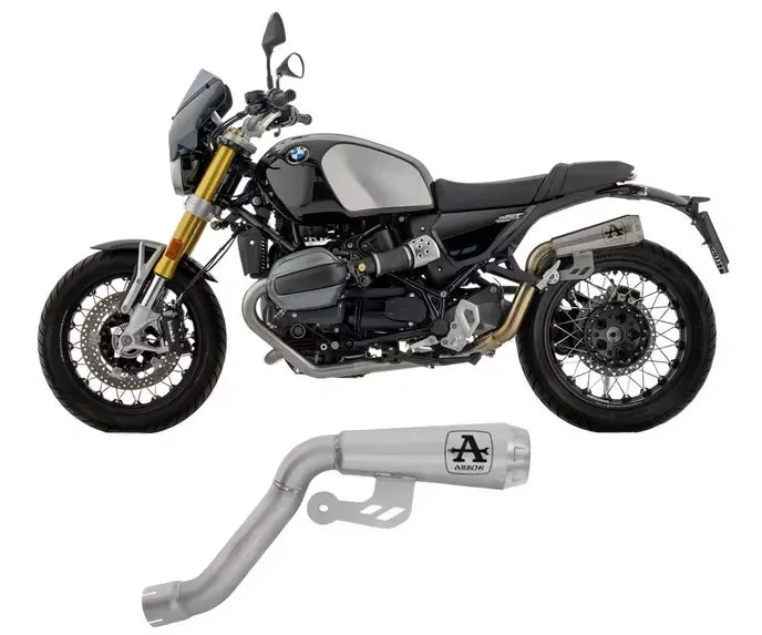 Arrow PRO-RACE Titanium Exhaust Muffler High Version for BMW R 12 nineT 2024-2026 - ARROW EXHAUSTS