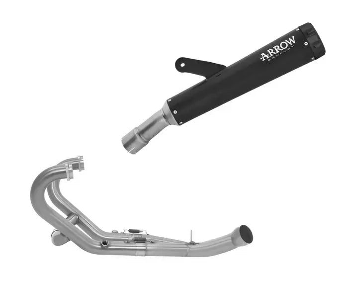 Arrow REBEL Dark Nichrom Full System Exhaust Low Version for BMW R 12 NineT 2024-2026 - ARROW EXHAUSTS