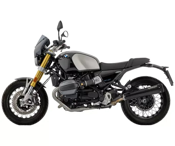 Arrow REBEL Dark Nichrom / Titanium Full System Exhaust Low Version for BMW R 12 NineT 2024-2026 - ARROW EXHAUSTS