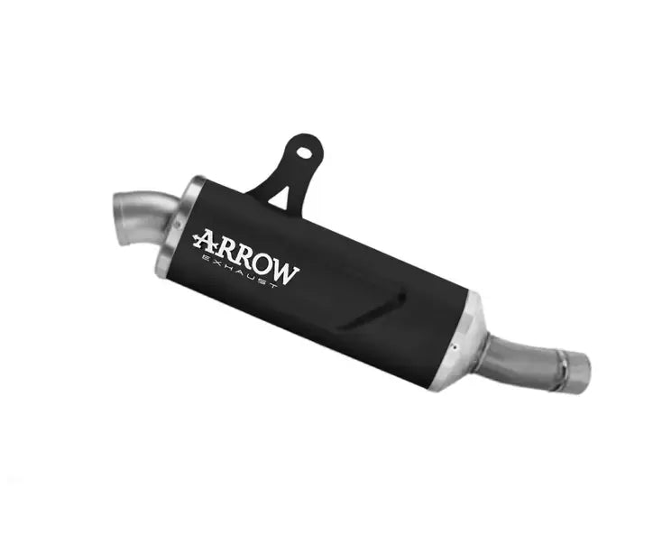 Arrow Indy Race EVO Dark Aluminium Exhaust Muffler Steel End Cap for Voge VALICO 800 DSX Rally 2025-2026 - ARROW EXHAUSTS