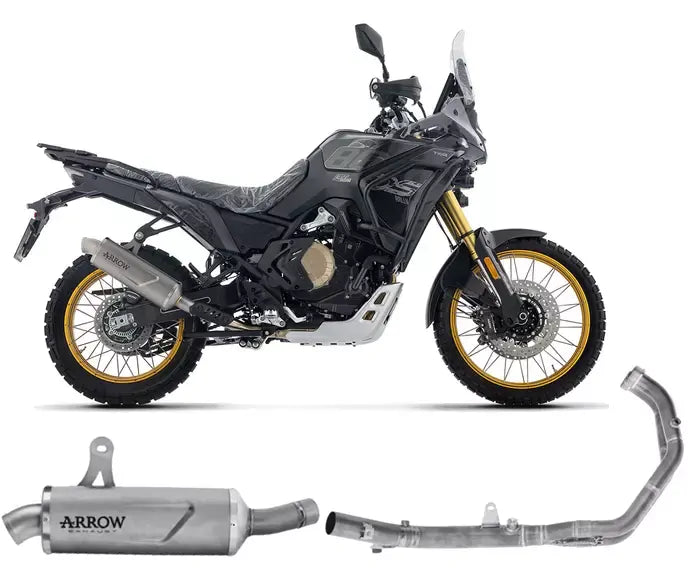 Arrow Indy Race EVO Titanium - Stainless Steel end cap Full System Exhaust for Voge VALICO 800 DSX Rally 2025-2026 - ARROW EXHAUSTS