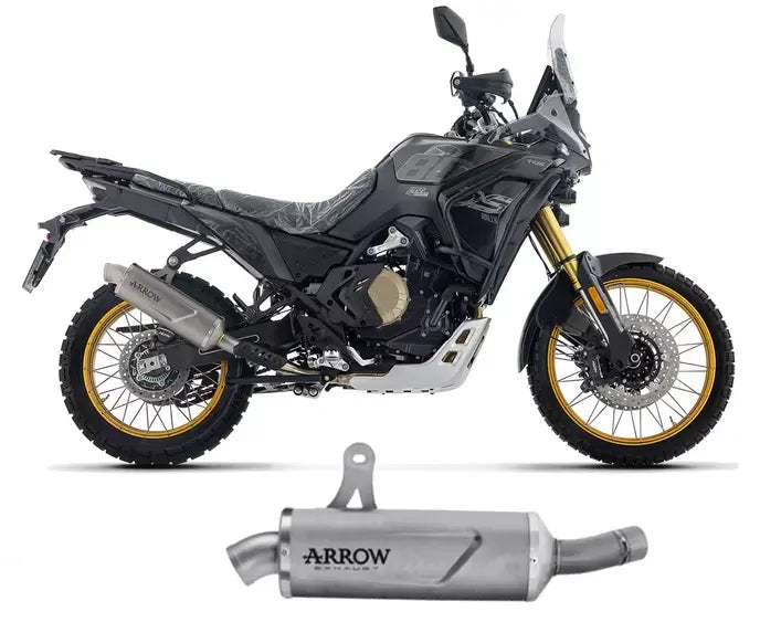 Arrow Indy Race EVO Titanium Exhaust Muffler Steel End Cap for Voge VALICO 800 DSX Rally 2025-2026 - ARROW EXHAUSTS
