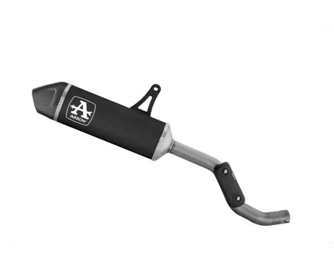Arrow Indy-Race EVO Dark Aluminium Carbon End Cap Exhaust Muffler for Voge Valico 625 DSX 2025-2026 - ARROW EXHAUSTS