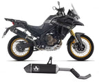 Arrow Indy-Race EVO Dark Aluminium Carbon End Cap Exhaust Muffler for Voge Valico 625 DSX 2025-2026 - ARROW EXHAUSTS