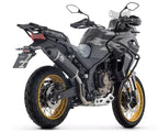 Arrow Indy-Race EVO Dark Aluminium Carbon End Cap Exhaust Muffler for Voge Valico 625 DSX 2025-2026 - ARROW EXHAUSTS