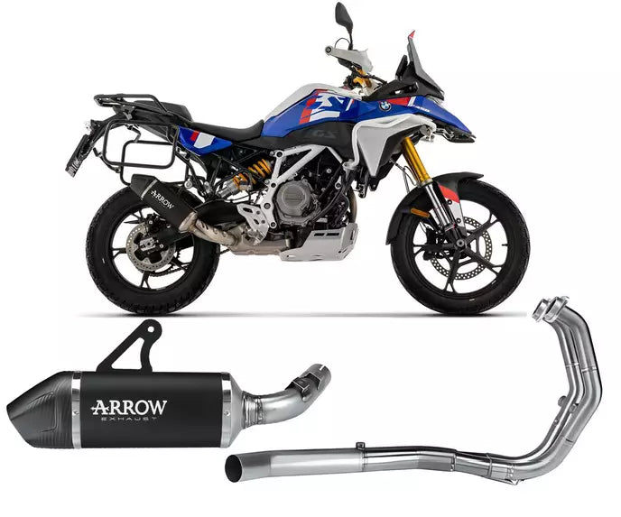 Arrow BMW F 450 GS Full System Exhaust 2026 – Black Aluminium