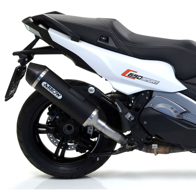 Arrow BMW C 650 SPORT Slip-On Exhaust + Link Pipe 2016-2021