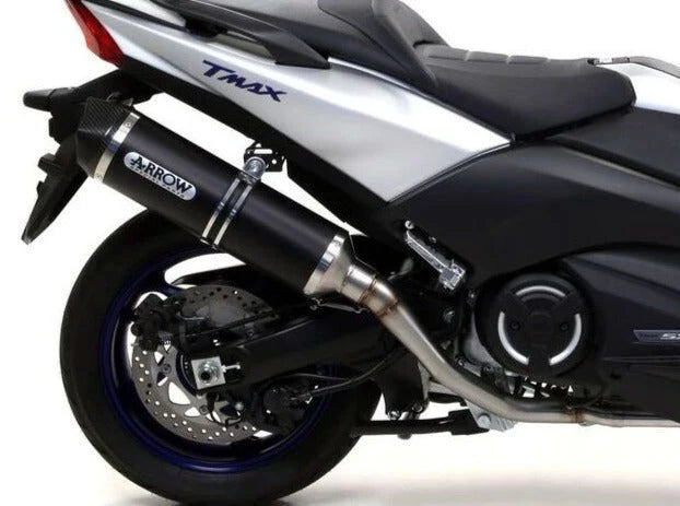 Arrow YAMAHA T-Max 560 Full System Exhaust 2017-2021 – Black Aluminium Road Approved Racing