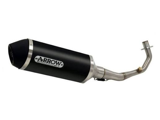 Arrow KYMCO XCITING 400i S Slip-On Exhaust 2019-2020 – Black Aluminium Road Approved