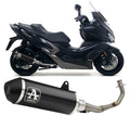 Arrow KYMCO XCITING 400i S Slip-On Exhaust 2019-2020 – Black Aluminium Road Approved Racing