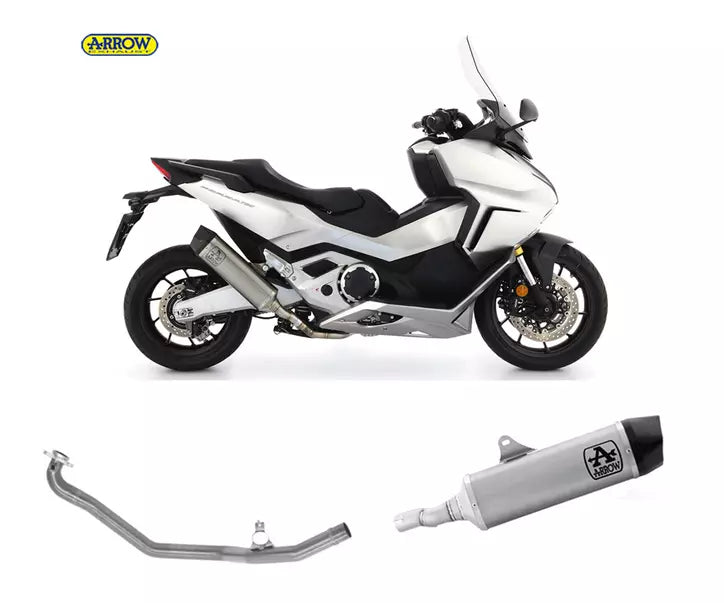 Arrow Honda FORZA 750 Full System Exhaust 2021-2024 – Titanium Long