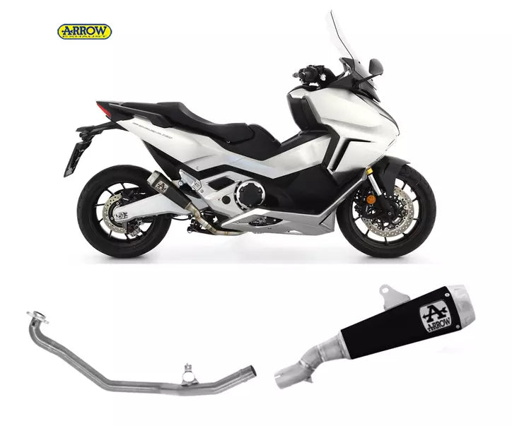 Arrow Honda FORZA 750 Full System Exhaust 2021-2024 – Pro-Race Black