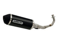 Arrow Piaggio MP3 400 LT Full System Exhaust 2007-2011 – Urban Black Aluminium