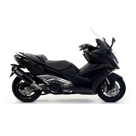 Arrow Kymco AK 550 Full System Exhaust 2017-2021 – Urban Black Aluminium