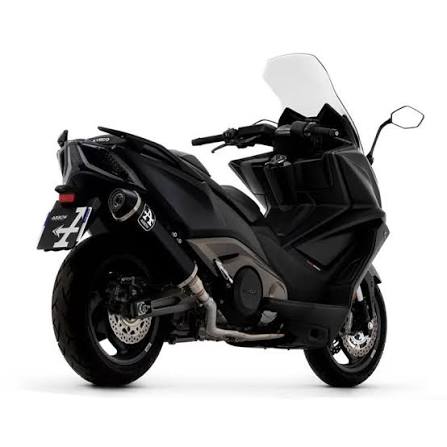 Arrow KYMCO AK 550 Alluminio Dark Slip-On Exhaust 2021-2023