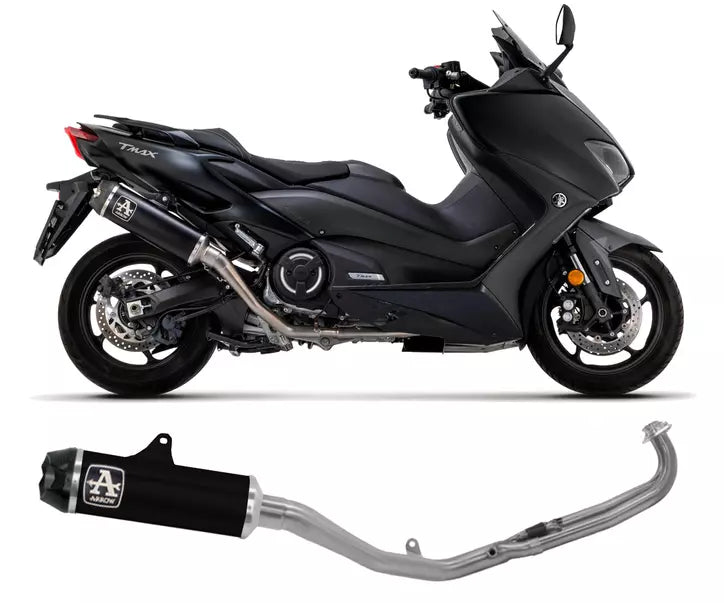 Arrow YAMAHA T-MAX 530 Full System Exhaust 2017-2024 – Titanium Racing Black