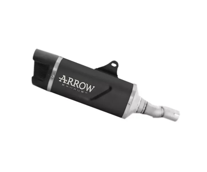 Arrow Indy Race EVO Dark Aluminium Exhaust Muffler Short Version for Honda Forza 750 2025-2026 - ARROW EXHAUSTS