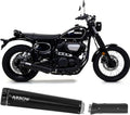 Arrow Yamaha SCR 950 Slip-On Exhaust + Link Pipe 2017-2020 – Rebel Black Aluminium Road Approved