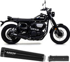 Arrow Yamaha SCR 950 Slip-On Exhaust + Link Pipe 2017-2020 – Rebel Black Aluminium Road Approved