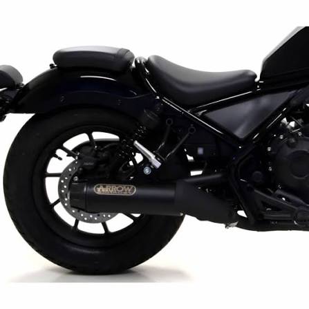 Arrow HONDA CMX 500 Full System Exhaust 2020-2022 – Black Road Approved Carbon