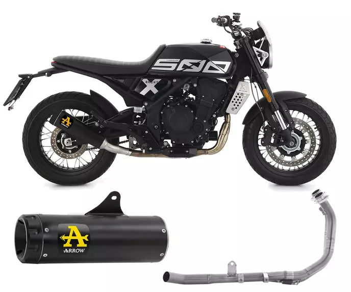Arrow Brixton CROSSFIRE 500 X Full System Exhaust 2021-2023 – Rebel