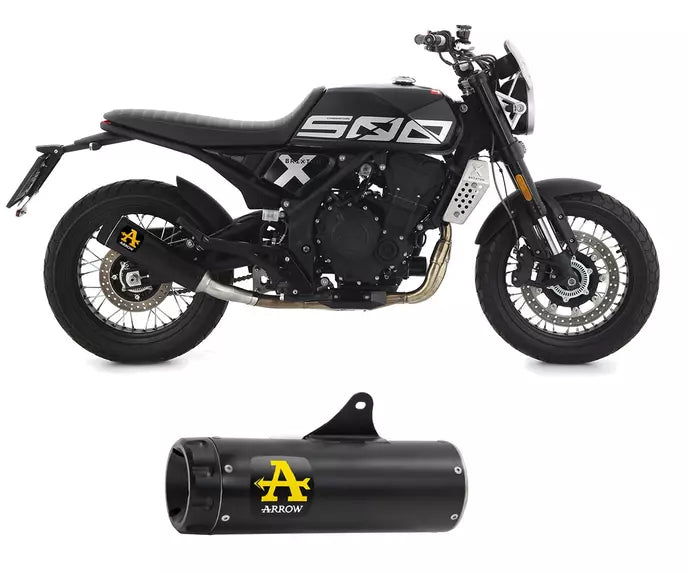 Arrow Brixton CROSSFIRE 500 X Slip-On Exhaust 2021-2023 – Rebel