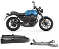 Arrow KAWASAKI V7 850 Slip-On Exhaust + Link Pipe 2025-2026 – Rebel Black