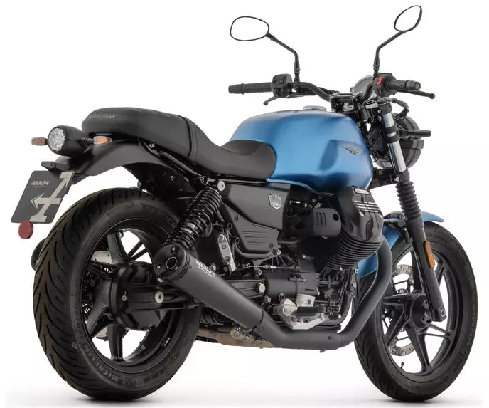 Arrow MOTO GUZZI V7 850 Slip-On Exhaust 2025-2026 – Rebel Black