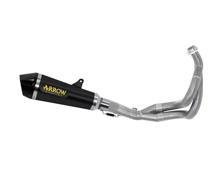 Arrow Dark Aluminium Full System Exhaust X-Kone for Kawasaki Versys 650 2025-2026 - ARROW EXHAUSTS