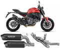 Arrow DUCATI MONSTER 890 V2 Slip-On Exhaust + Link Pipe 2026 – Titanium Road Approved Black Titanium