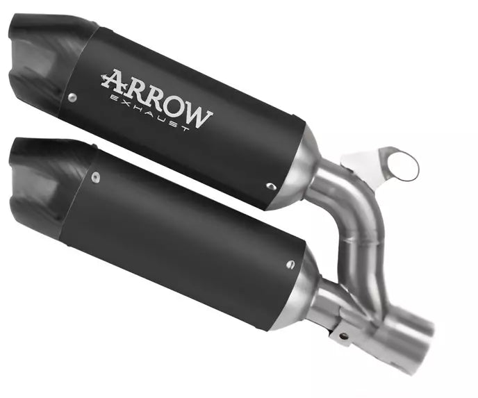 Arrow Road Use for DUCATI MONSTER 890 V2 Slip-On Exhaust 2026 – Titanium Road Approved Black