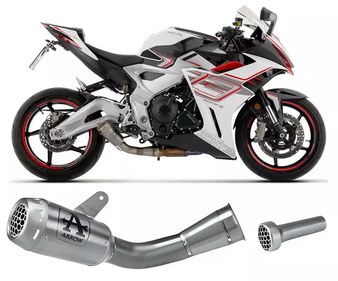 Arrow ZONTES ZT 703-RR dB-Killer 2025-2026 – Pro-Race Road Approved Low Mount