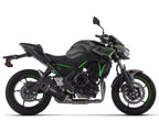 Arrow Approved Dark Aluminium Full System Exhaust Indy Race EVO for Kawasaki NINJA 650 / Z650 (35Kw) 2024-2026 - ARROW EXHAUSTS