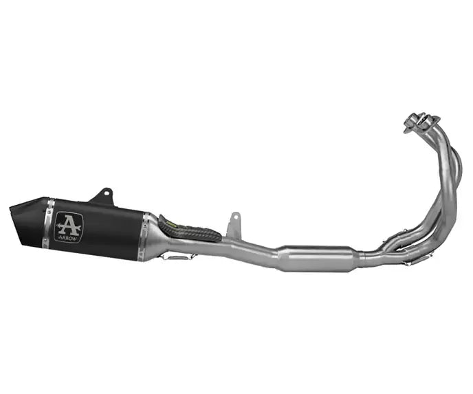 Arrow Approved Dark Aluminium Full System Exhaust Veloce for Kawasaki NINJA 650 / Z650 (35Kw) 2024-2026 - ARROW EXHAUSTS