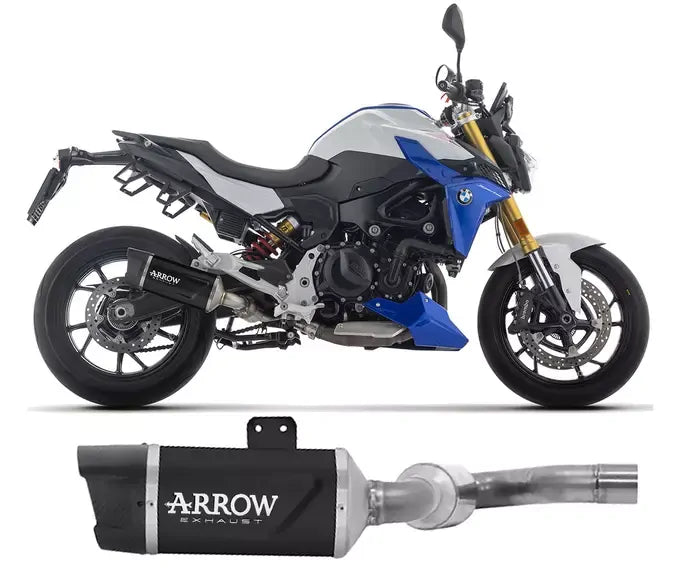 Arrow Approved Dark Aluminium-Carby End Cap Exhaust Muffler Indy Race EVO for BMW F 900 R / Xr 2025-2026 - ARROW EXHAUSTS