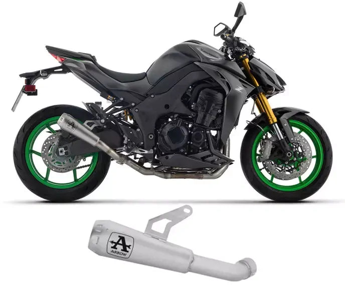 Arrow Pro-Race Nichrom Exhaust Muffler for Kawasaki Z 1100 / Se 2025-2026 - ARROW EXHAUSTS