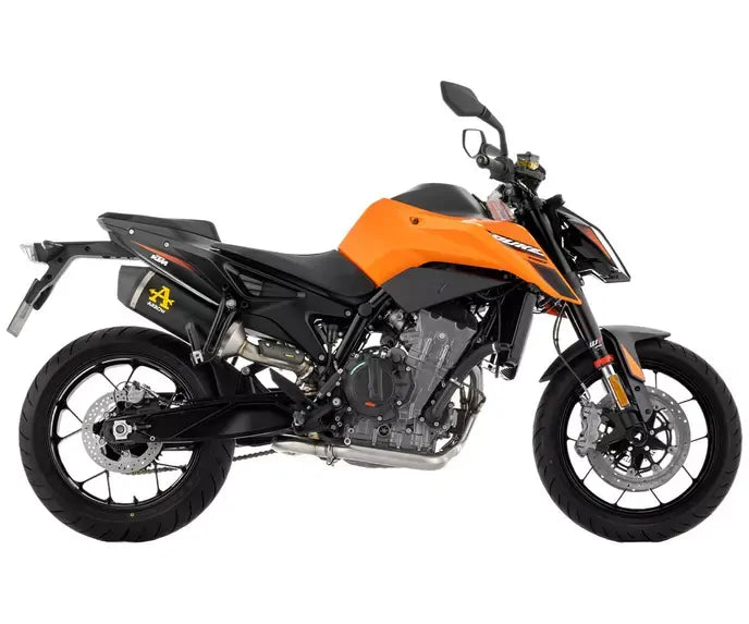 Arrow Race-Tech Dark Aluminium Exhaust Muffler + Central Link Pipe for KTM 790 Duke 2025-2026 - ARROW EXHAUSTS