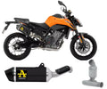 Arrow Race-Tech Dark Aluminium Exhaust Muffler + Central Link Pipe for KTM 790 Duke 2025-2026 - ARROW EXHAUSTS