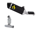 Arrow Race-Tech Dark Aluminium Exhaust Muffler + Central Link Pipe for KTM 790 Duke 2025-2026 - ARROW EXHAUSTS