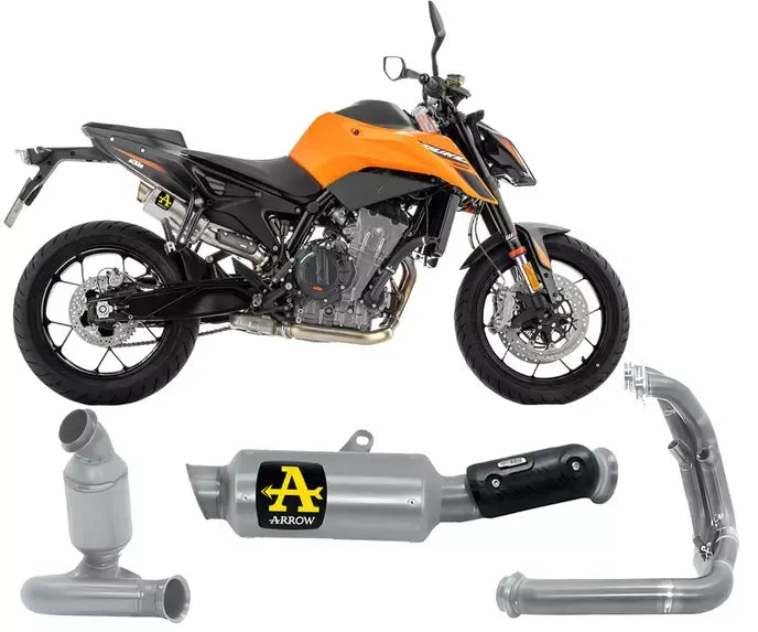 Arrow GP2 Titanium Full System Exhaust for KTM 790 Duke 2025-2026 - ARROW EXHAUSTS