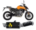 Arrow GP2 Dark Nichrom Exhaust Muffler for KTM 790 Duke 2025-2026 - ARROW EXHAUSTS
