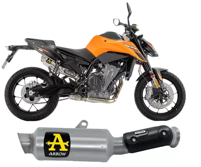 Arrow GP2 Titanium Exhaust Muffler for KTM 790 Duke 2025-2026 - ARROW EXHAUSTS